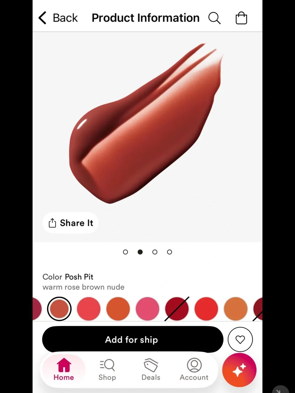 MAC Cosmetics sheer glossy